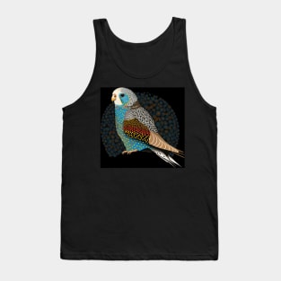 Aboriginal Art Inspired Bird a digital dot art painting Tank Top